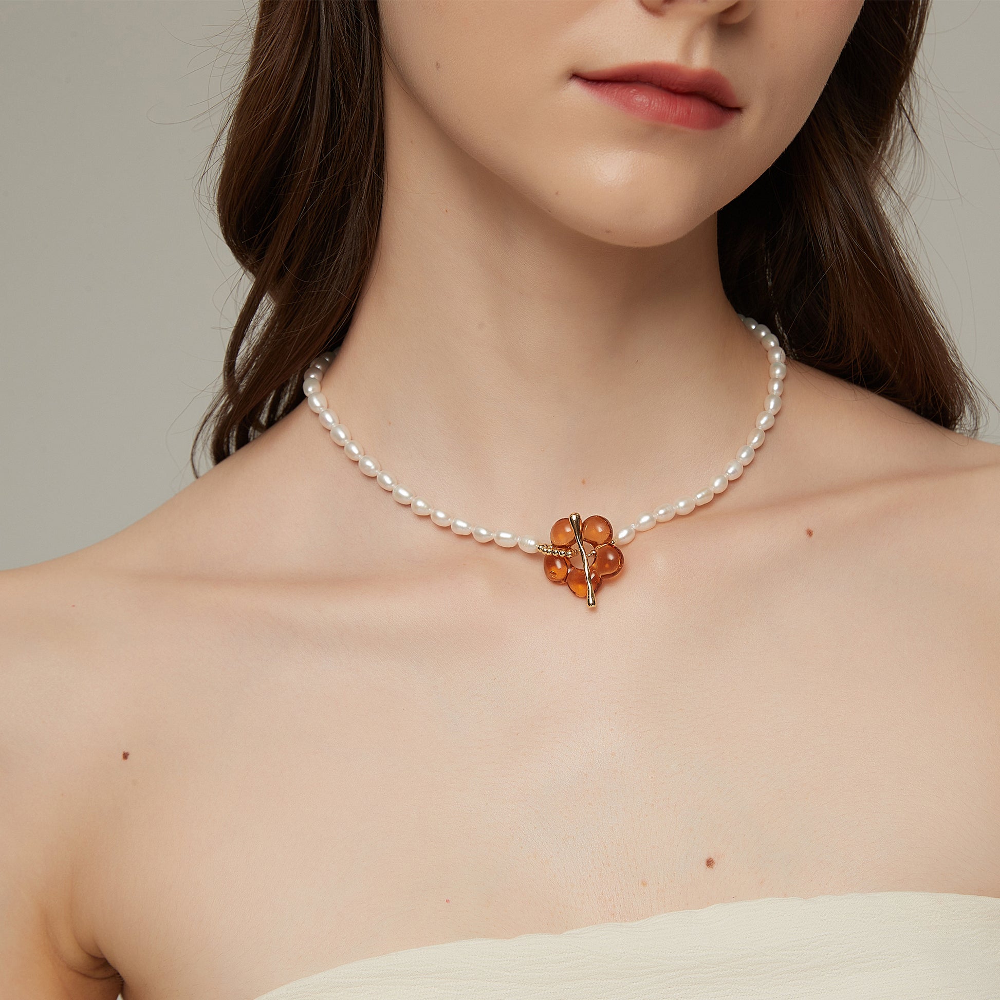 friendship pearl necklace