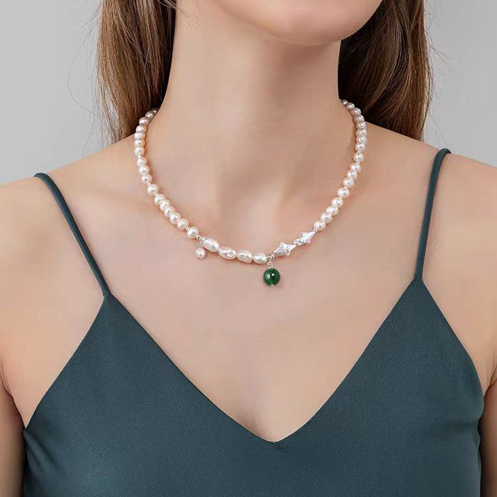 Irregular Design Baroque Pearl Necklace