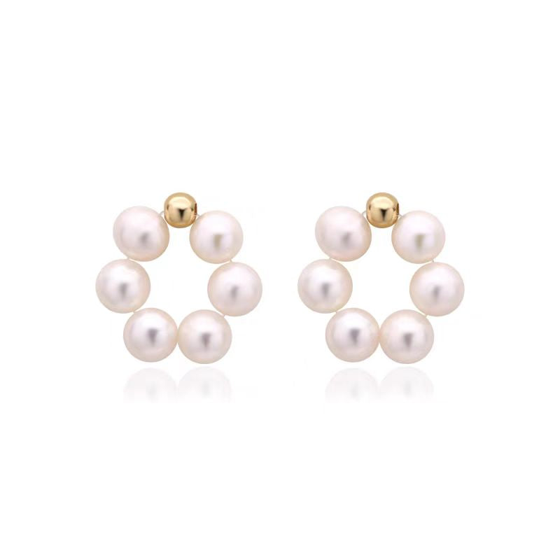 Donuts Freshwater Pearl Earrings