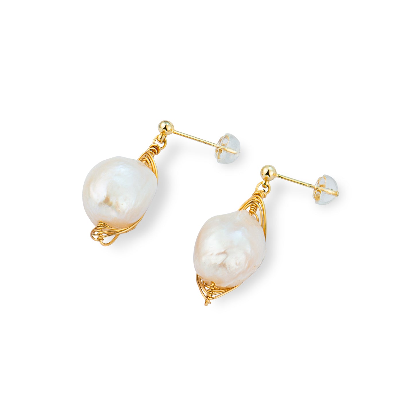 freshwater pearl earrings